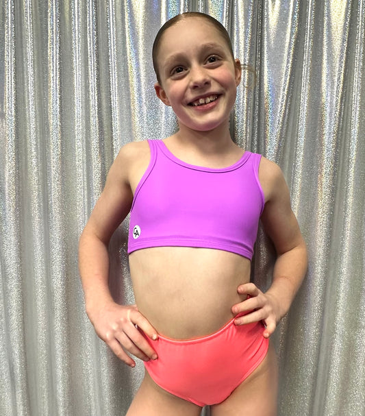 Ultra Violet Scoop Crop