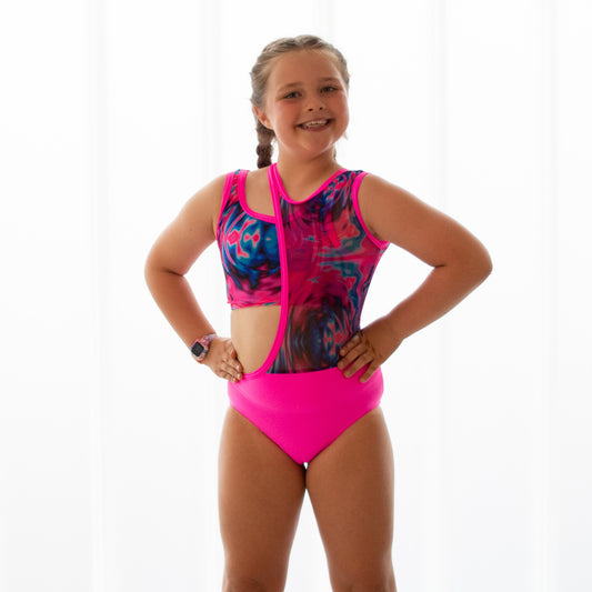 Elevate Cut Out Mesh Leotard