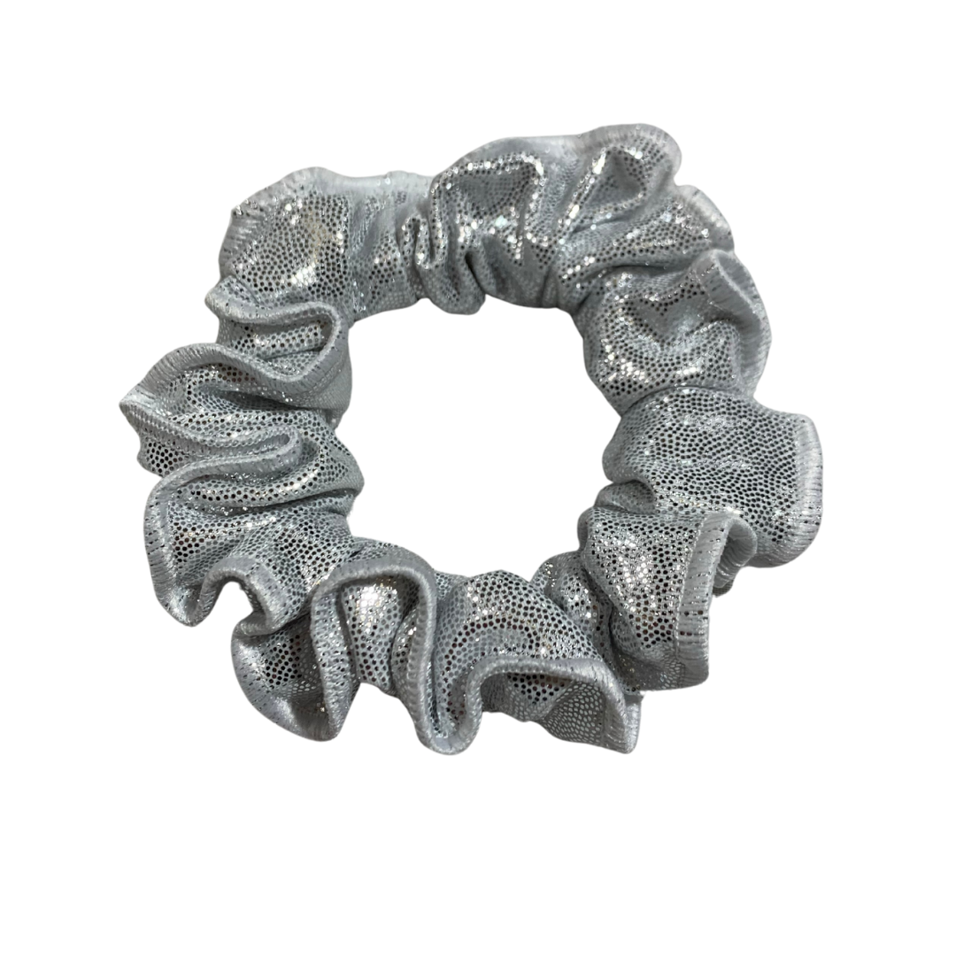 Silver Foil Scrunchie