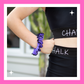 Purple Lycra Scrunchie