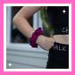 Berry Lycra Scrunchie