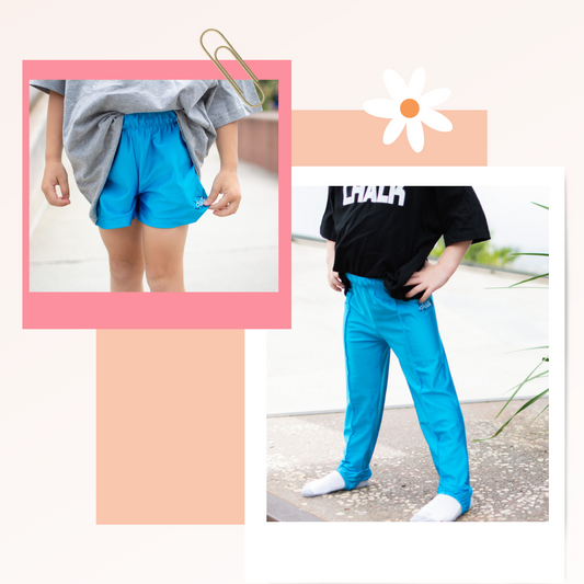 Aqua Longs and Shorts