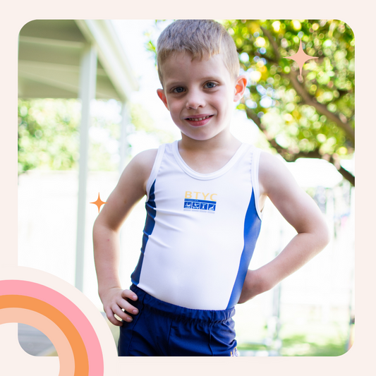 BTYC MAG WHITE Training Leotard